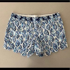 Lilly Pulitzer scalloped shorts